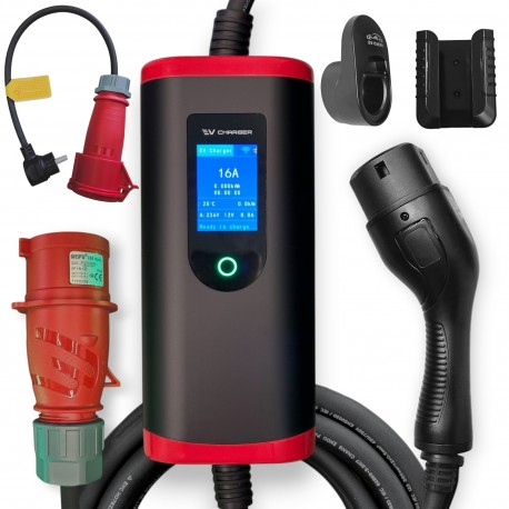 Зарядное Auxus Type2 6-16A  WiFi (11кВт, 3 фазы)