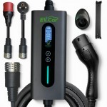 Зарядное EVCar Type2 6-16A B7 WiFi  (11кВт, 3 фазы, сменные вилки)