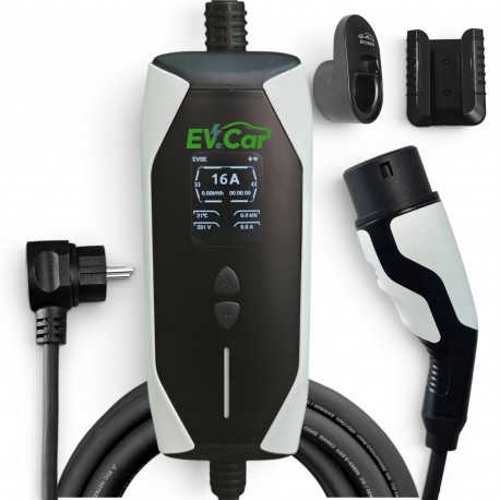 Зарядное  EVCar Type2 B3 6-16A (3.5кВт, 1фаза)