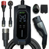 Зарядное EVCar Type2 6-16A B57 WiFi  (11кВт, 3 фазы, сменные вилки)