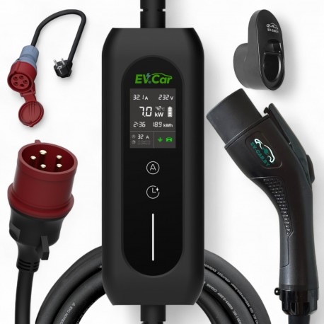 Зарядное EVCar  GBT-11WF  6-16A  WiFi (11кВт, 3 фазы)