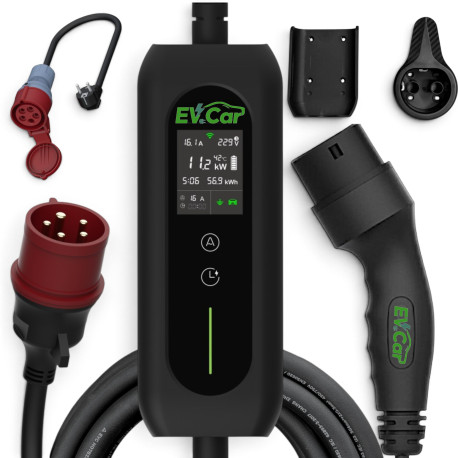 Зарядное EVCar  M2-11WF  6-16A  WiFi (11кВт, 3 фазы)