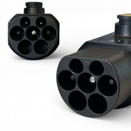 Адаптер (переходник)  Type2- Tesla AC 32A, 7кВт-3