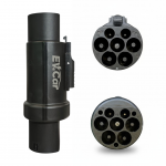 Адаптер (переходник) Type2-GB/T 32A, 22кВт  (с блокировкой)