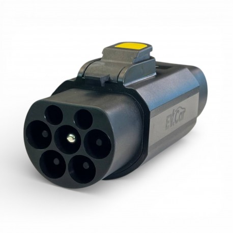 Адаптер (переходник) EVCar Type2-GB/T 32A, 22кВт  (с блокировкой rev.2)-4