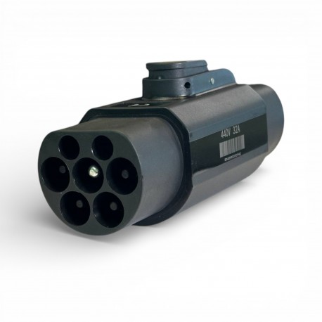 Адаптер (переходник) EVCar Type2-GB/T 32A, 22кВт  (с блокировкой rev.2)-5