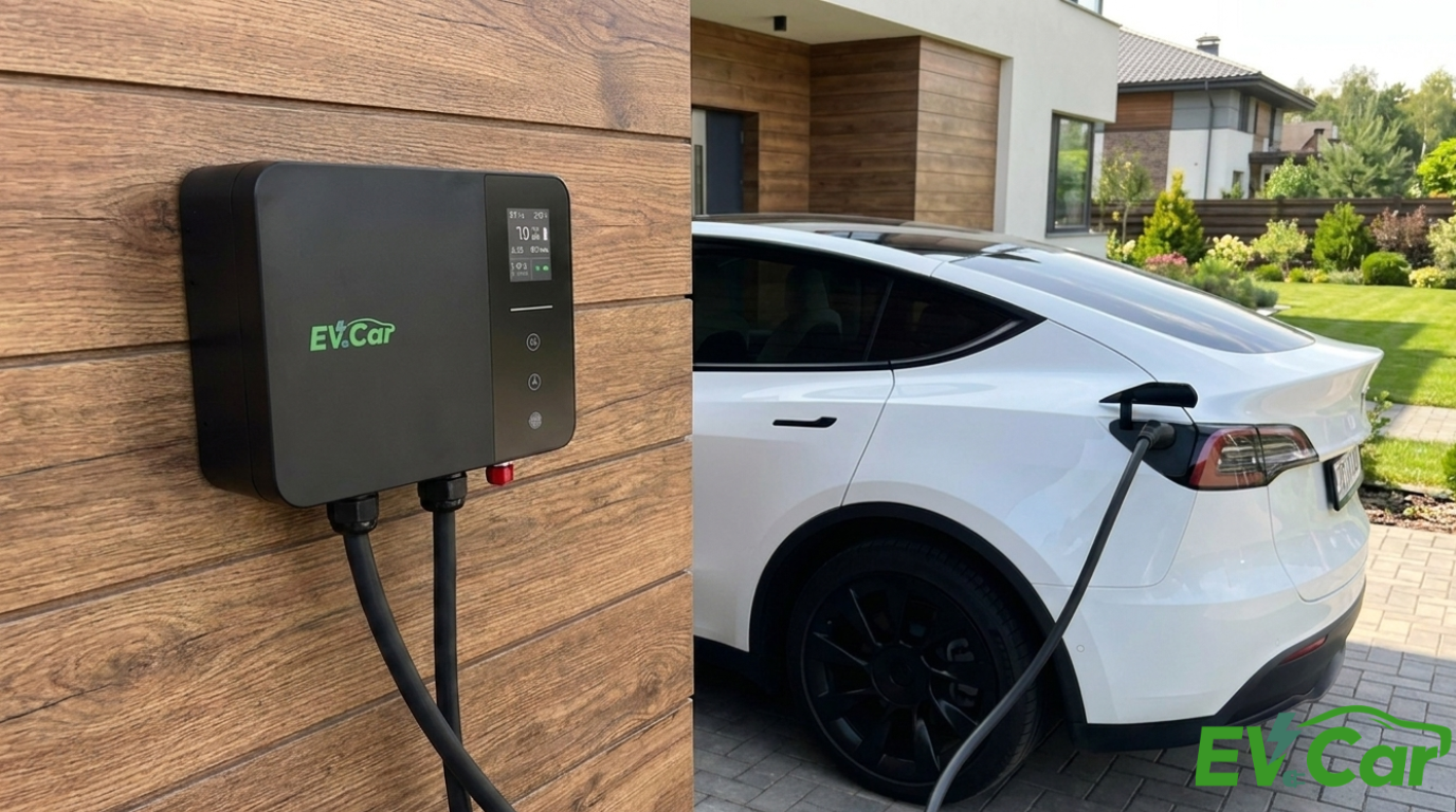 Зарядная станция EVCar M3 NACS для Tesla 7 кВт 32 А