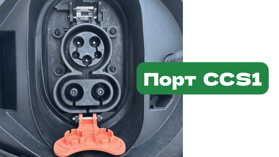 Зарядные порты Type 1 и CCS1 Hyundai Ioniq 5