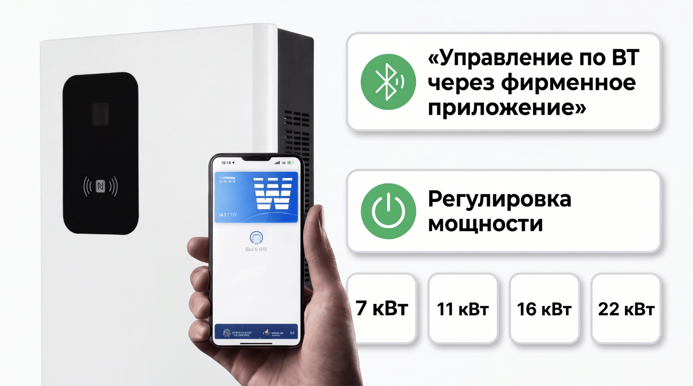Приложение WattCharge для управления станцией Wattsaving T30 NEO C