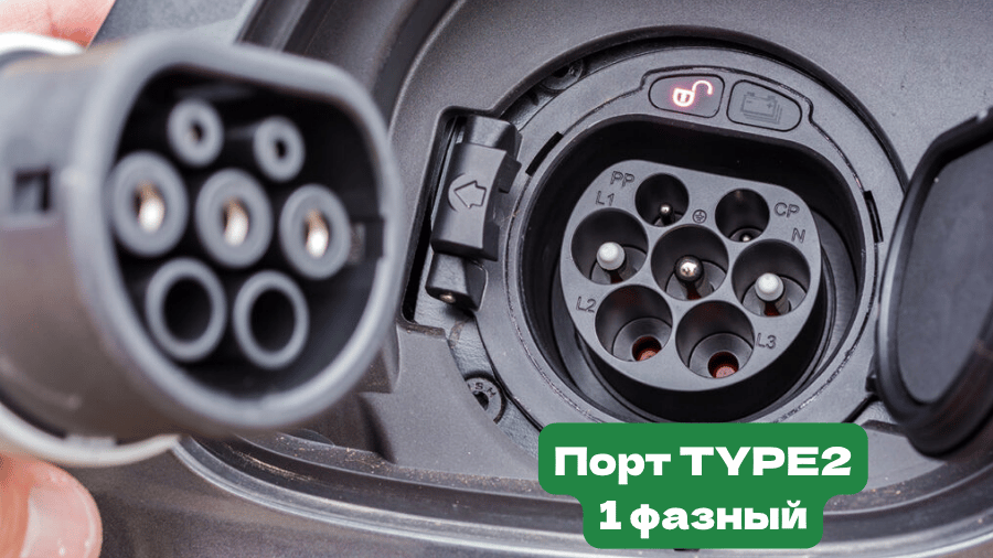 Зарядный пистолет Type 2 для электромобиля