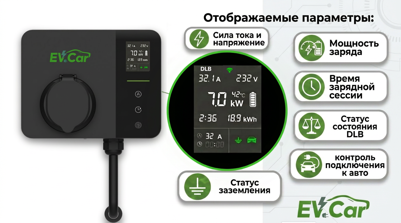 Дисплей EVCar M3