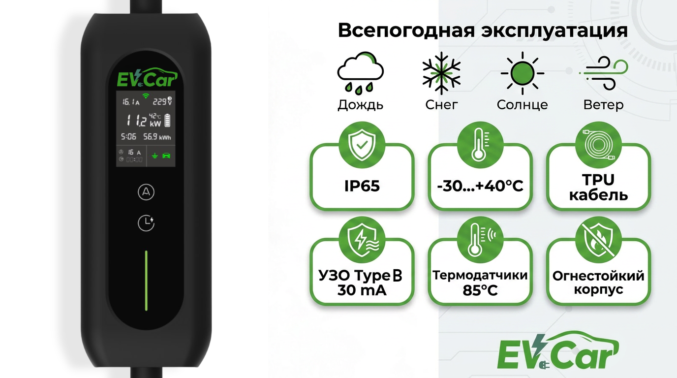 Системы защиты EVCar M2